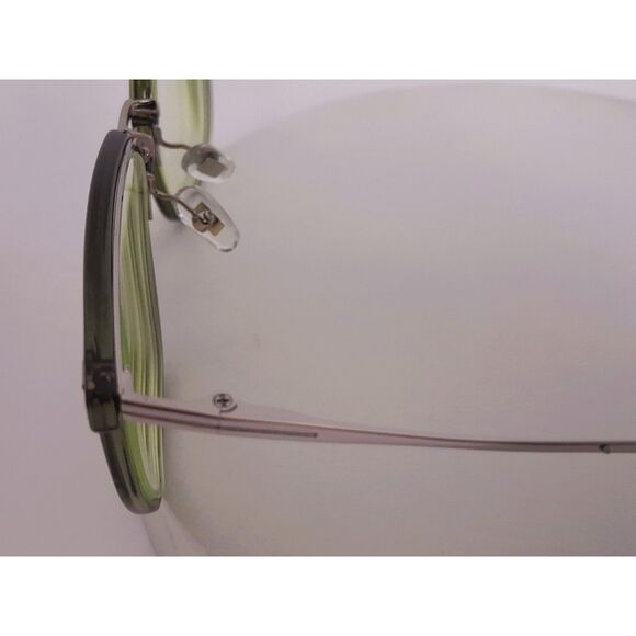 Firmoo ST871 Smoke and Silver Metal and Acetate 53-15-150 Eyeglasses Frames - Picture 11 of 13